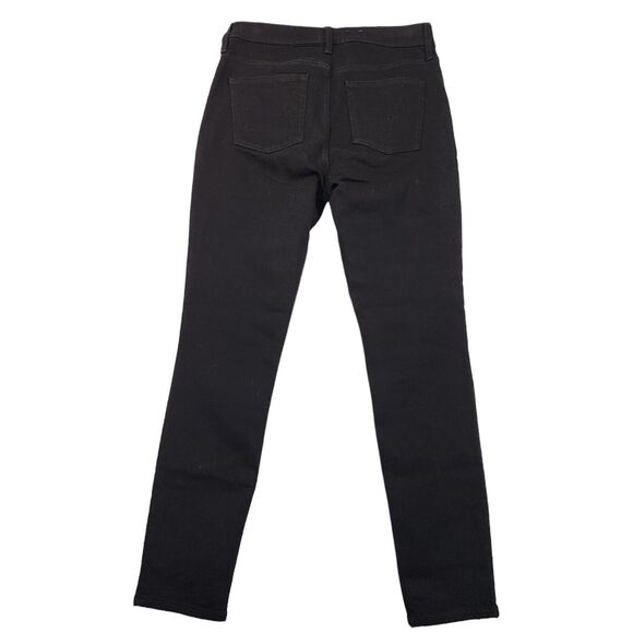 Gap True Skinny High Rise Jeans Womens Size 10 R Black Stretch - Picture 2 of 9